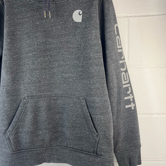 Carhartt Gray Pullover Hoodie, XXL - Picture 2 of 5